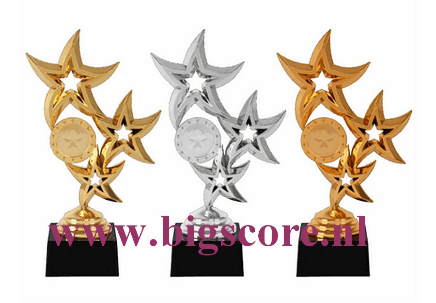 AR1101 Kunststofstandaard Goud-Zilver-Brons